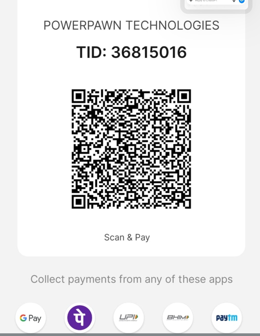 PowerPawn QR Code